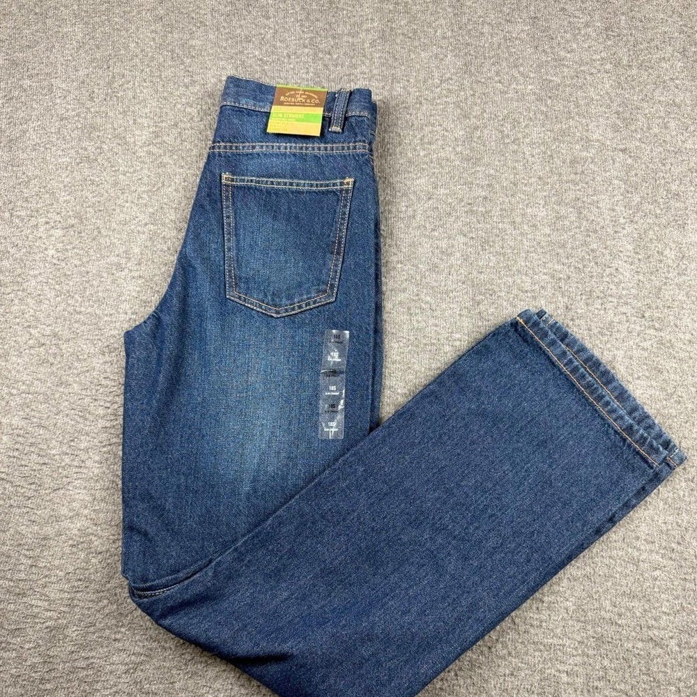 Roebuck‎ & Co. Boys Blue Slim Straight Heritage Supply Company Jeans 18S